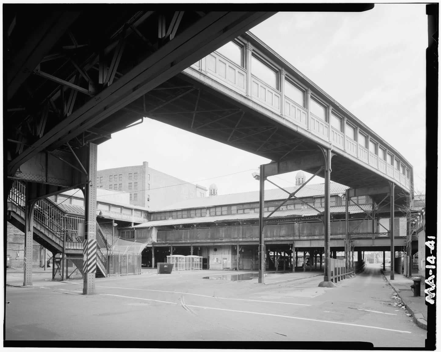 Dudley Street Station, West Elevation, 1982