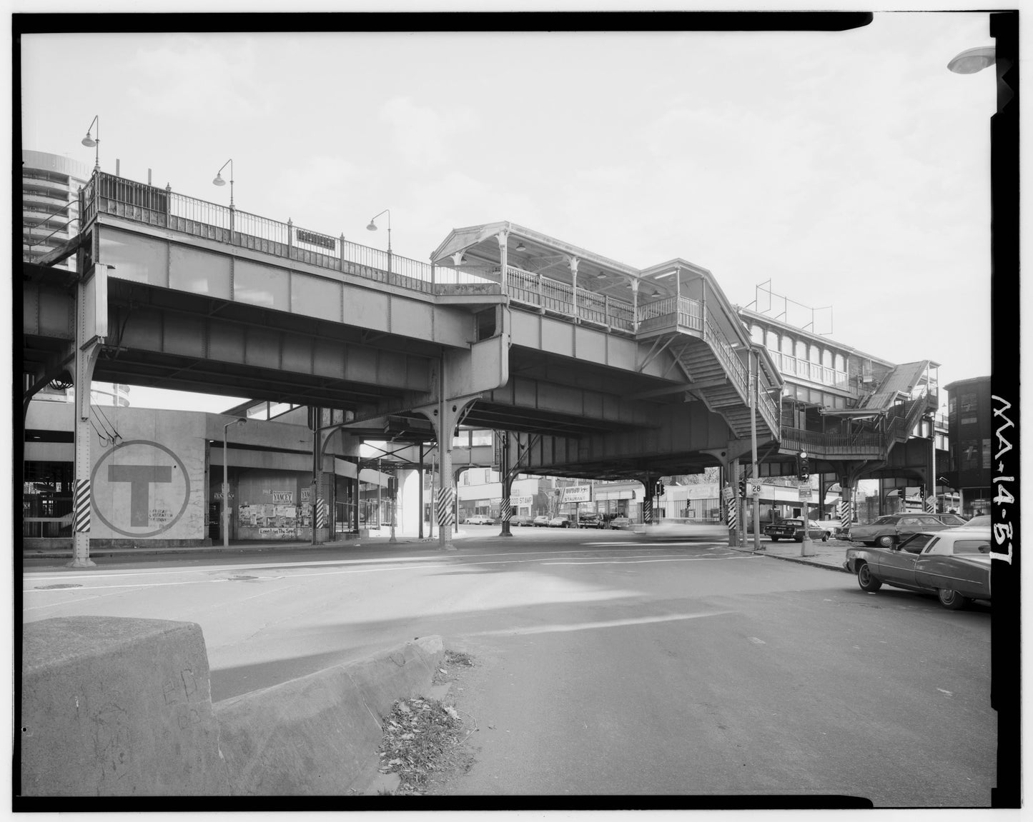 Egleston Square Station, West Elevation, 1982