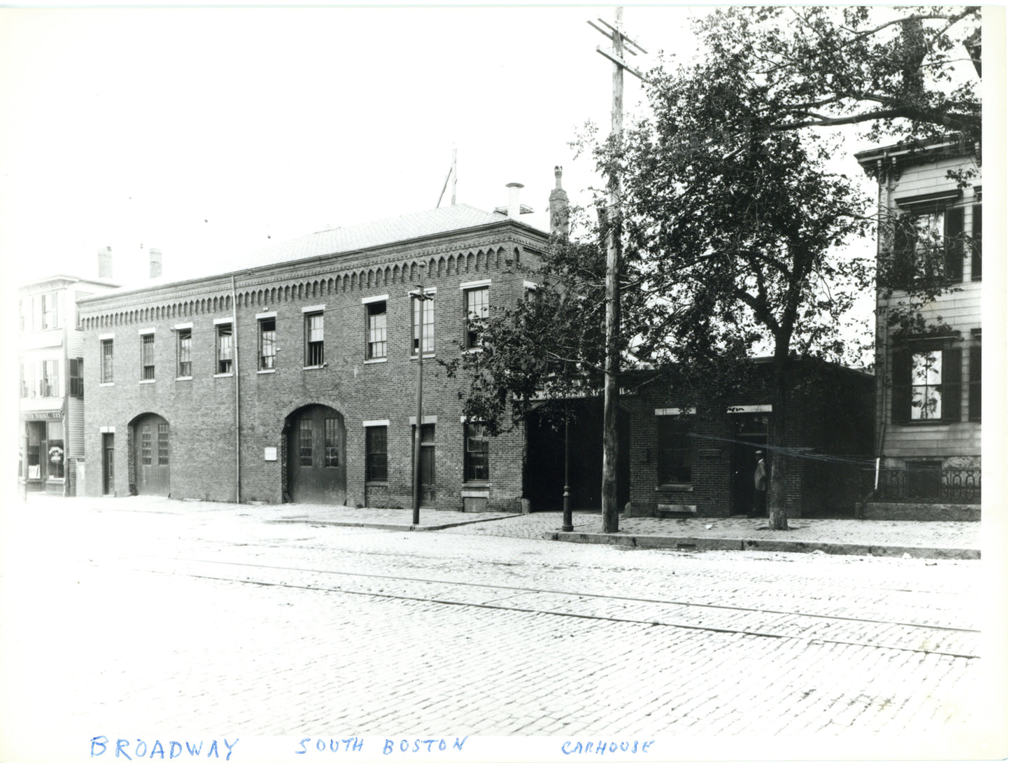 Broadway Car House, South Boston, Circa 1890s