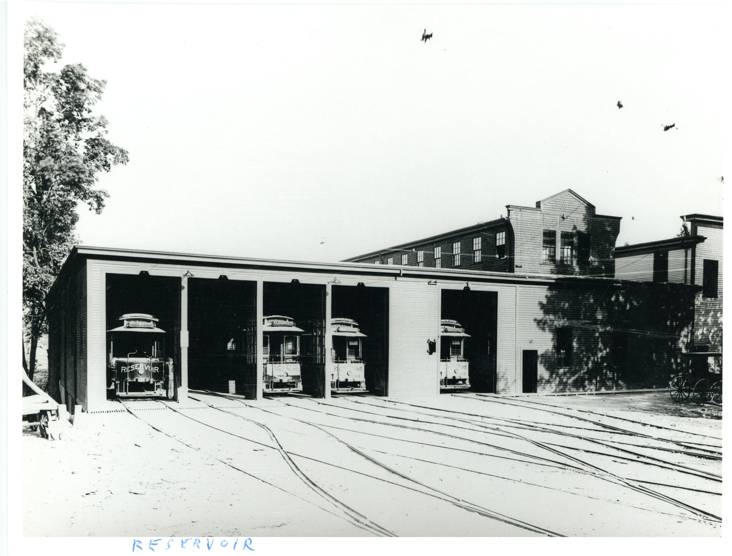 Reservoir Car House Circa 1900