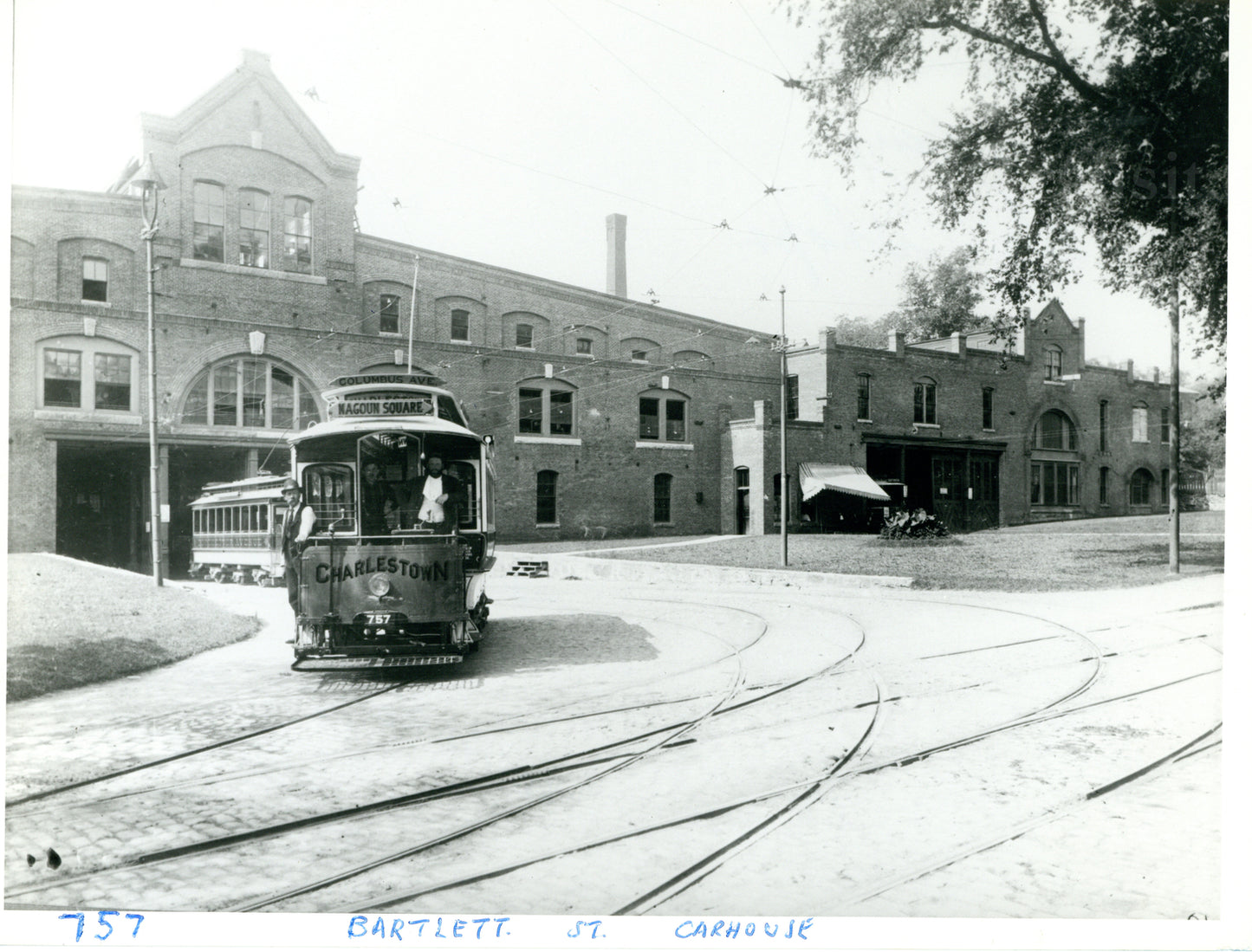 Bartlett Street Car House, Roxbury, Circa 1890s