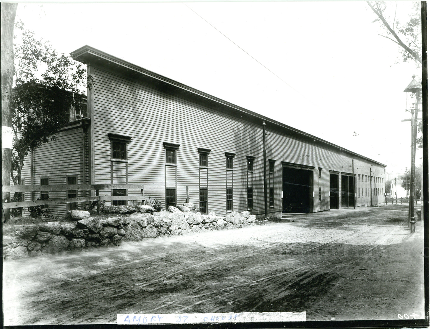 Amory Street Car House, Roxbury, Circa 1900