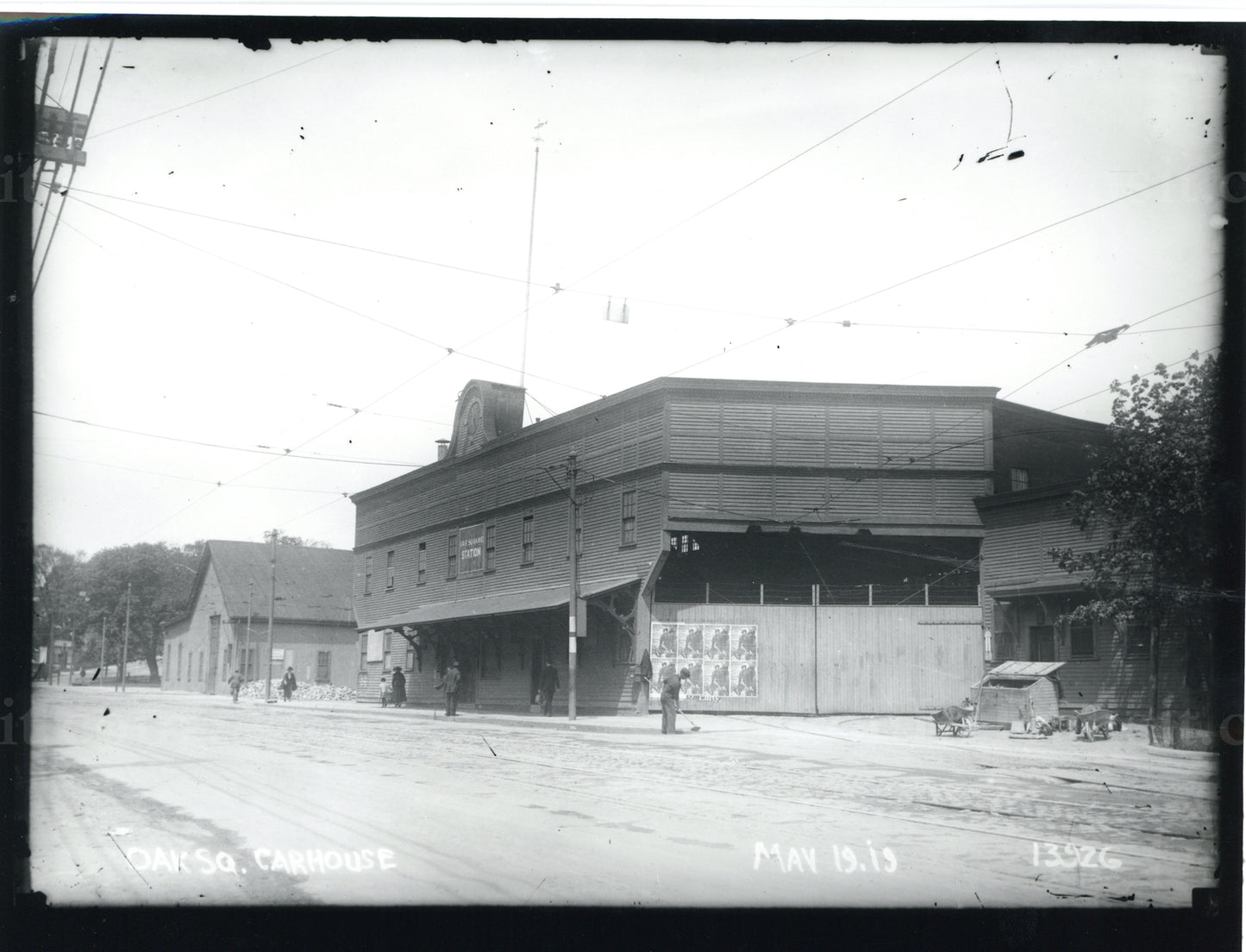Oak Square Car House, Brighton, May 19, 1919