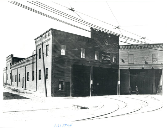 Allston Streetcar Station Circa 1910s