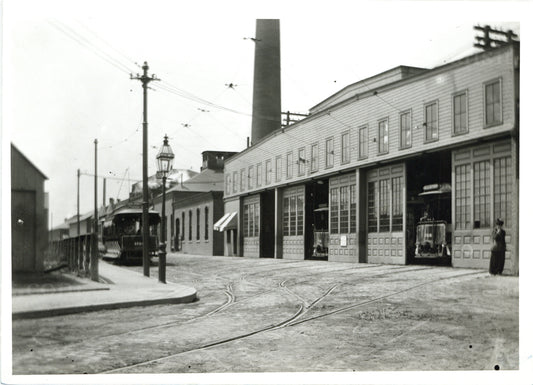 Allston Power Station and Car House Circa 1890s