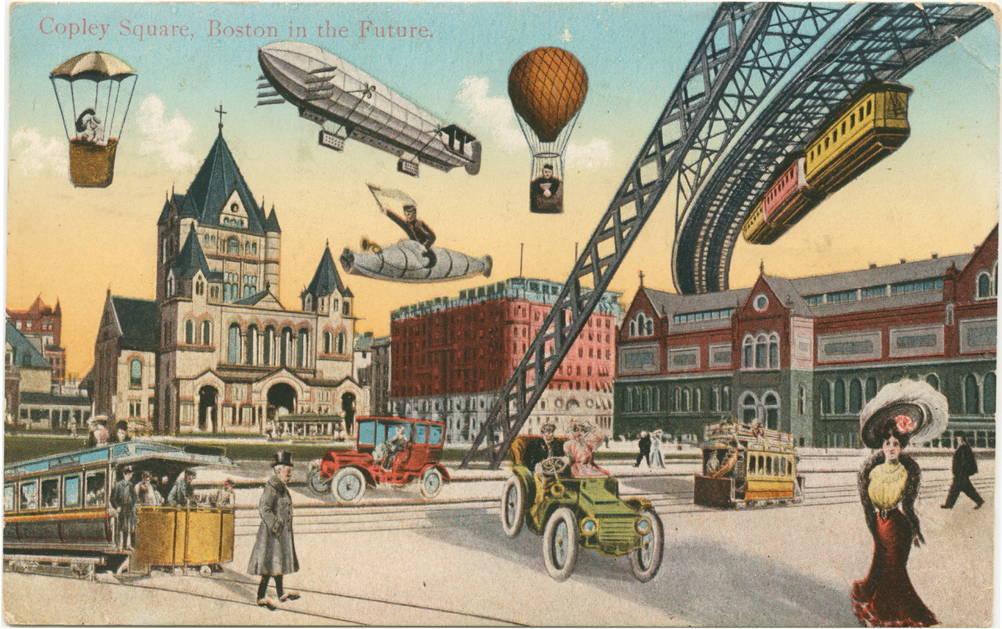 Boston in the Future, Copley Square, Boston, Massachusetts