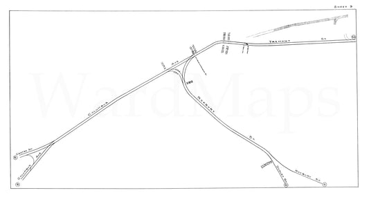 Boston Elevated Railway Co. Track Plans 1946 Plate 09: Roxbury Crossing