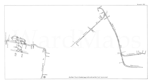 Boston Elevated Railway Co. Track Plans 1946 Plate 20: Everett and Malden