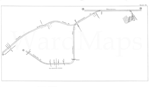 Boston Elevated Railway Co. Track Plans 1946 Plate 22: Chelsea