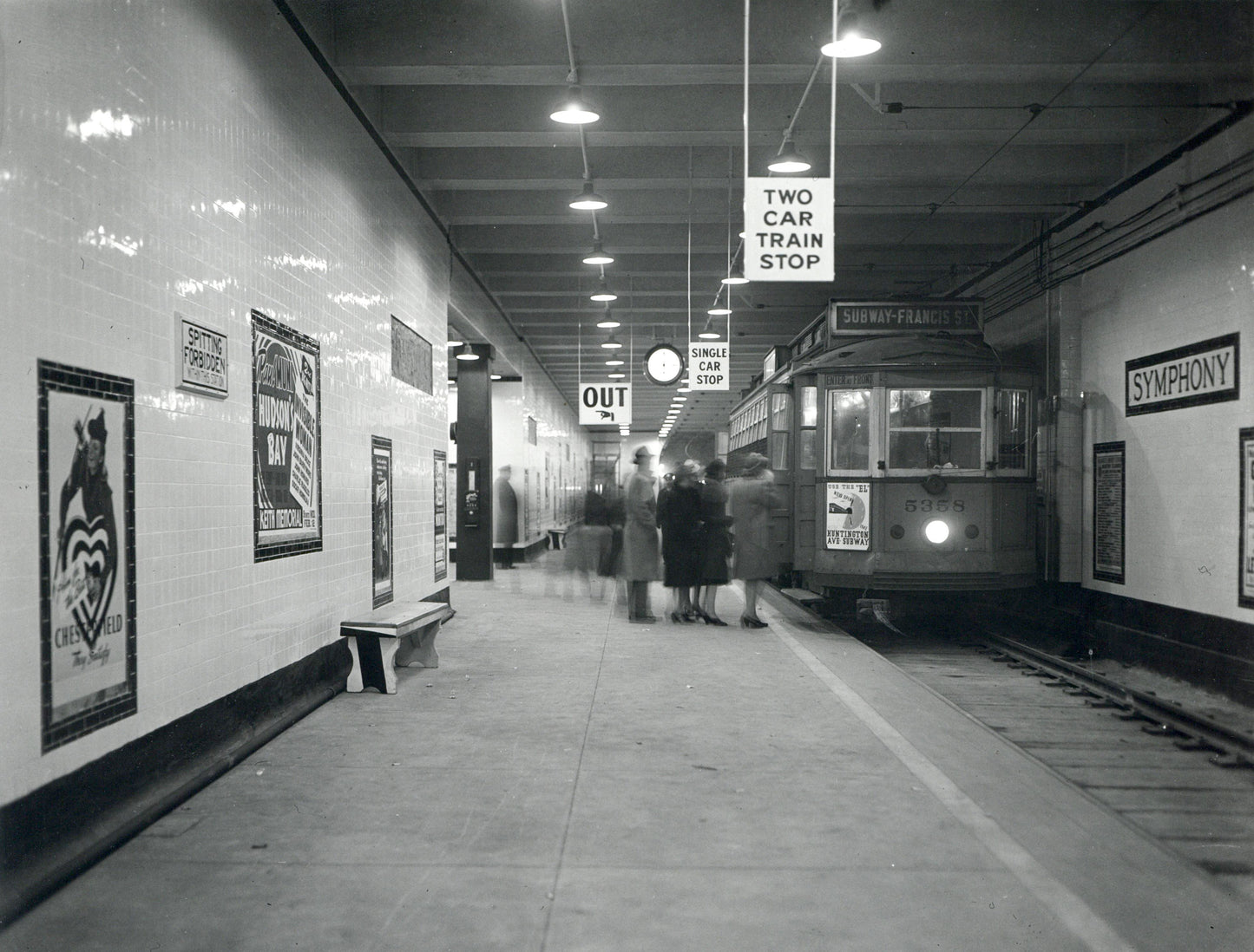Symphony Station, Boston, Massachusetts Circa 1941