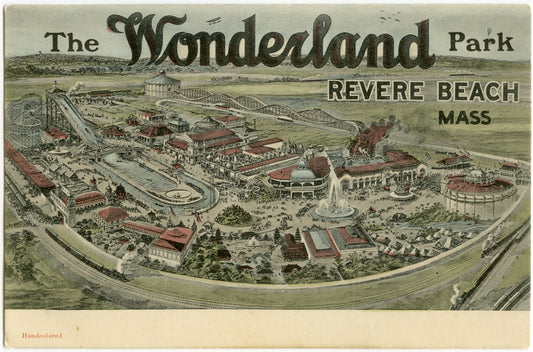 Wonderland Amusement Park, Revere, Massachusetts Circa 1910 (Sepia)