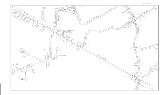 Boston Elevated Railway Co. Track Plans 1914 Sheet 03: Dorchester and South Boston