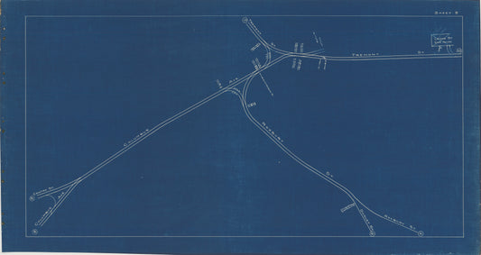 Boston Elevated Railway Co. Track Plans 1936 Plate 09: Roxbury Crossing