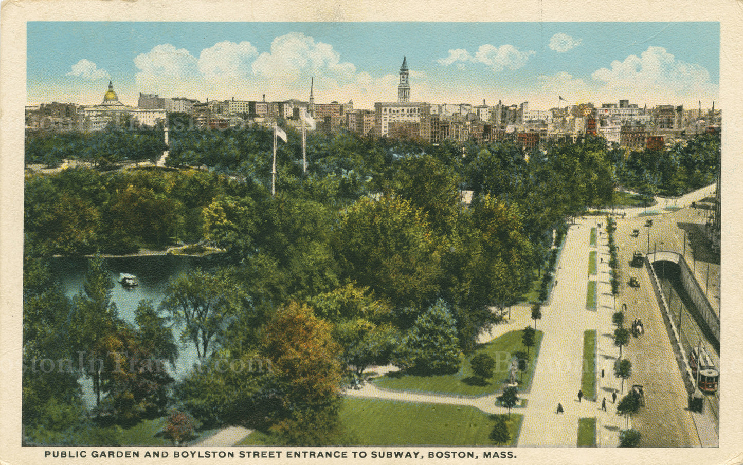 Boylston Street Incline and Public Garden