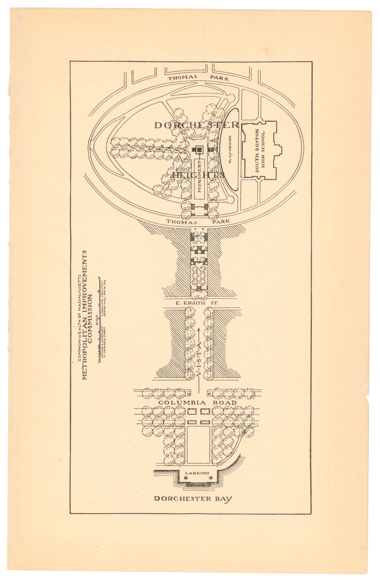 South Boston, Massachusetts 1909: Dorchester Heights to Dorchester Bay