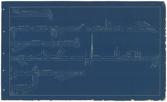 West End Street Railway Co. Track Plans 1892 Plate 02