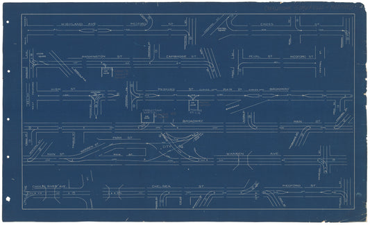 West End Street Railway Co. Track Plans 1892 Plate 03