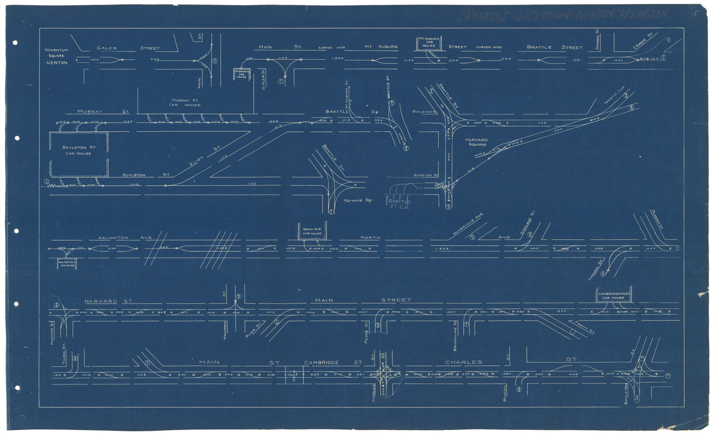 West End Street Railway Co. Track Plans 1892 Plate 05