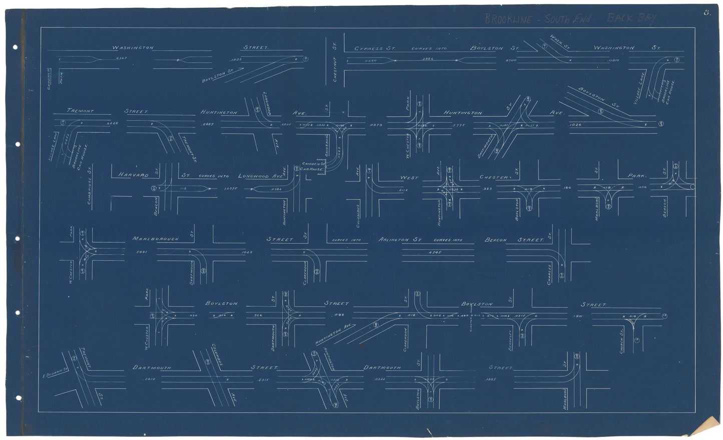 West End Street Railway Co. Track Plans 1892 Plate 08