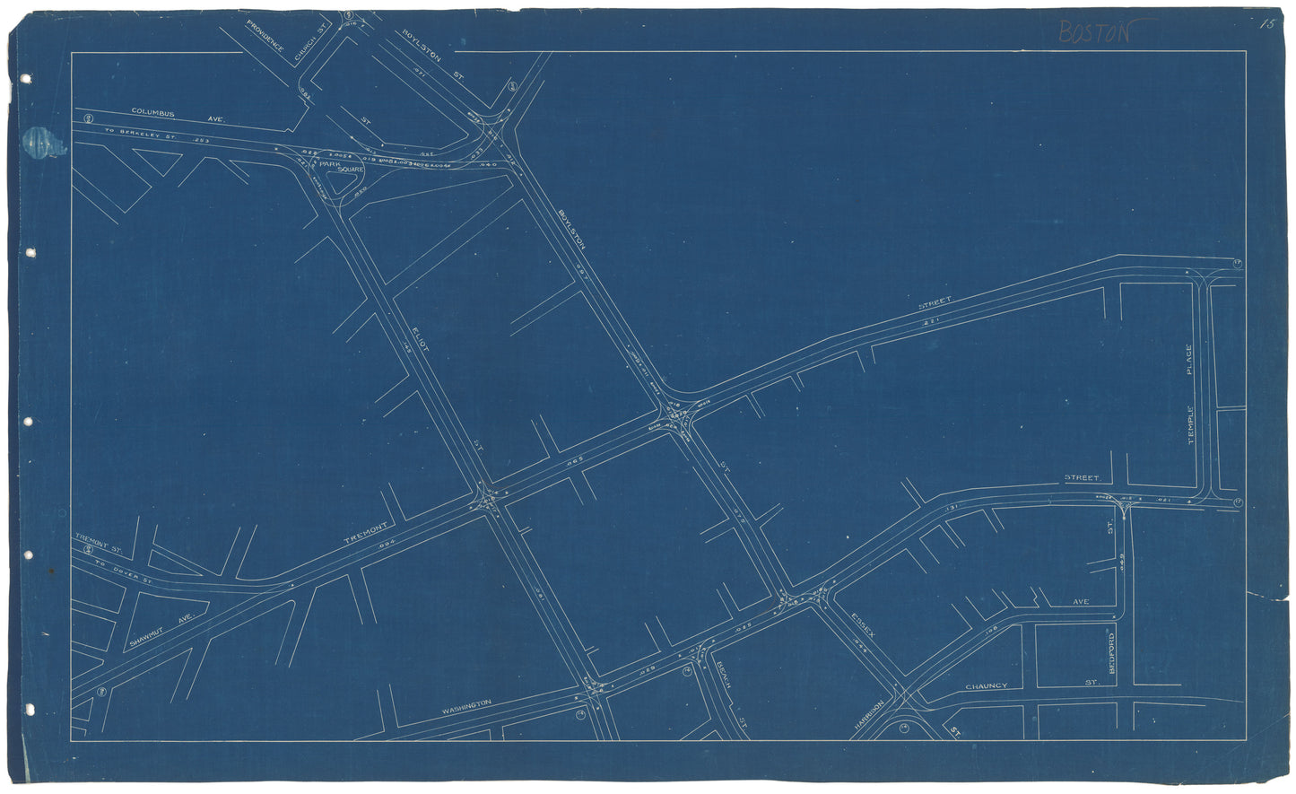 West End Street Railway Co. Track Plans 1892 Plate 15