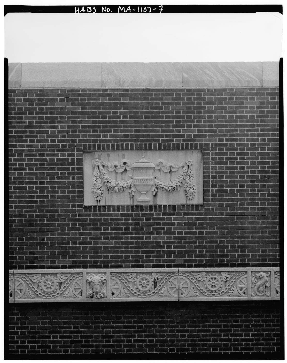 Back Bay Station Stonework, Boston, Massachusetts, October 1979