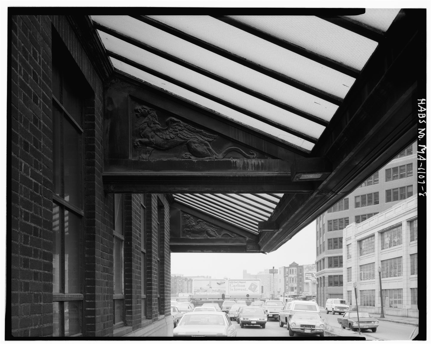 Back Bay Station South Canopy, Boston, Massachusetts, October 1979