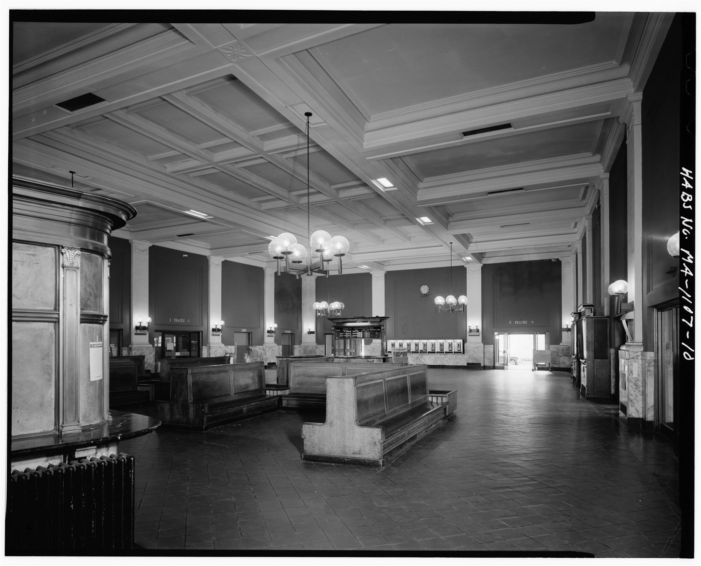 Back Bay Station Waiting Area, Boston, Massachusetts, October 1979