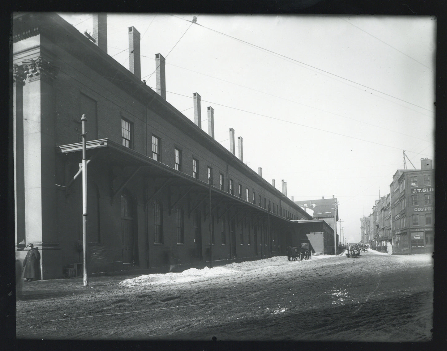 Boston & Maine Railroad Haymarket Passenger Terminal (West Side) Circa 1895