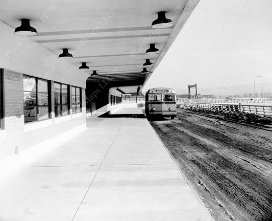 Airport Station Busway, January 8, 1952
