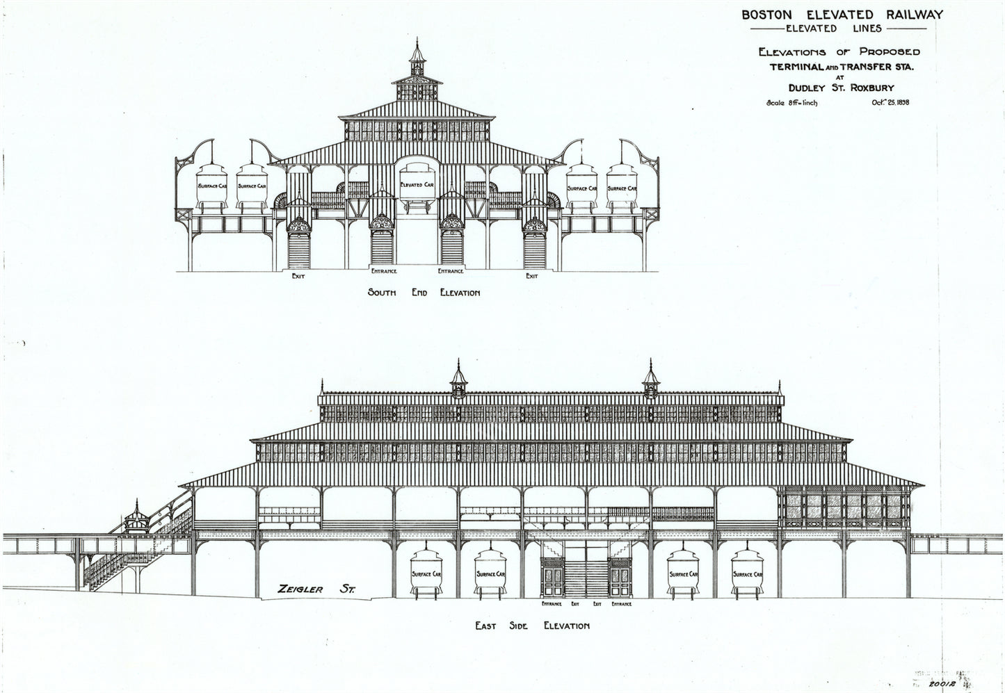 Designing Dudley Street Station, October 25, 1898