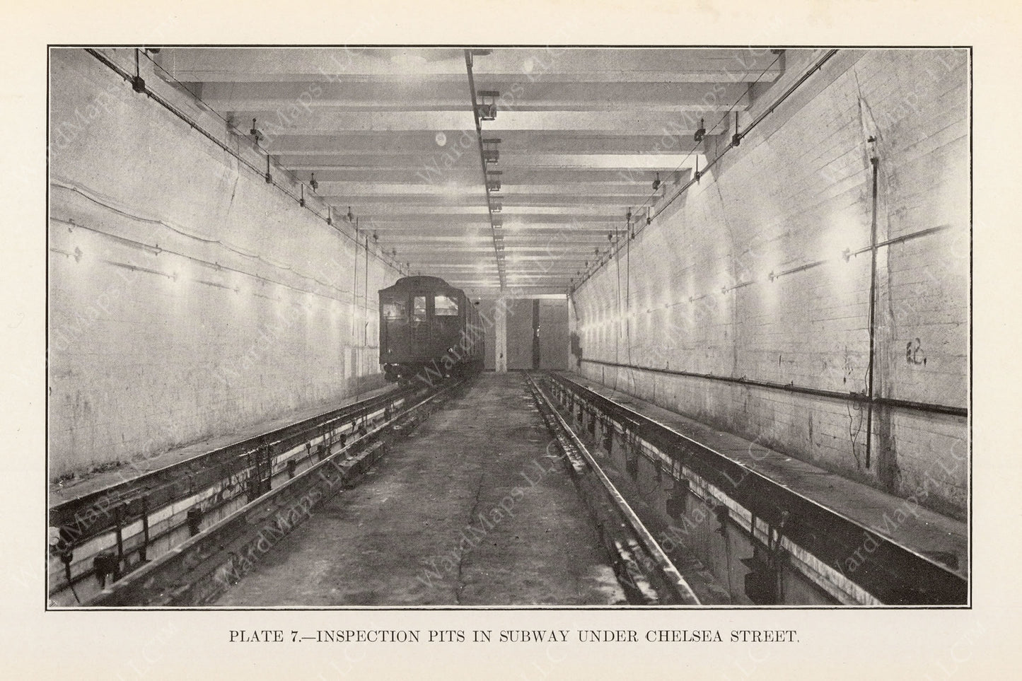 BTD Annual Report 1925 Plate 07: Maverick Station Inspection Pits
