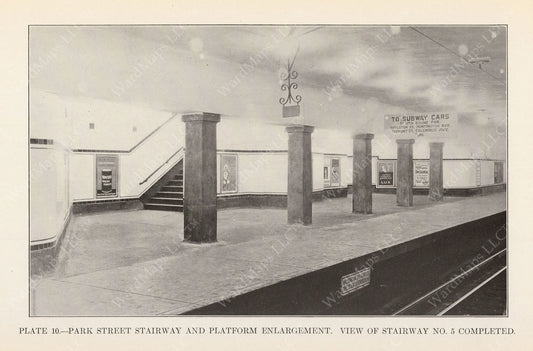 BTD Annual Report 1925 Plate 10: Park Street Under Stair #5