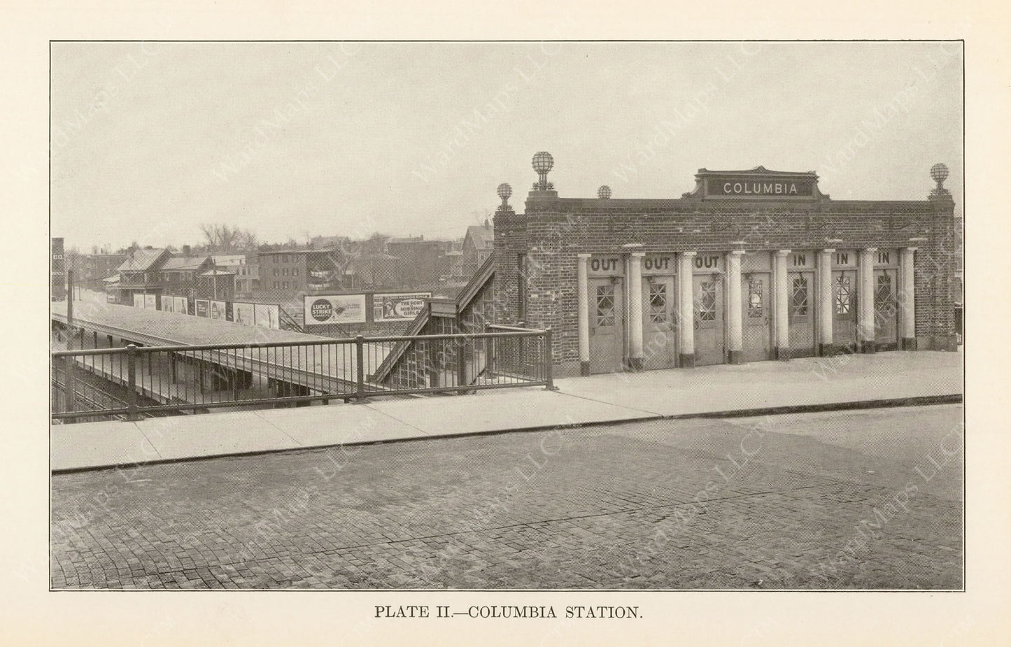 BTD Annual Report 1927 Plate 02: Columbia Station Head House