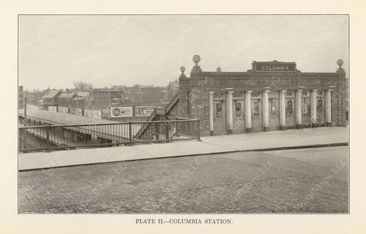 BTD Annual Report 1927 Plate 02: Columbia Station Head House