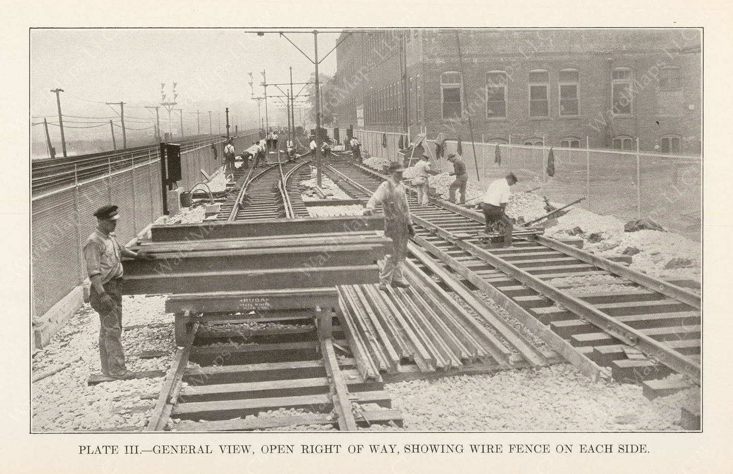 BTD Annual Report 1927 Plate 03: Dorchester Tunnel Extension Construction