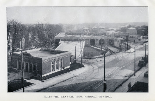 BTD Annual Report 1928 Plate 08: Ashmont Station