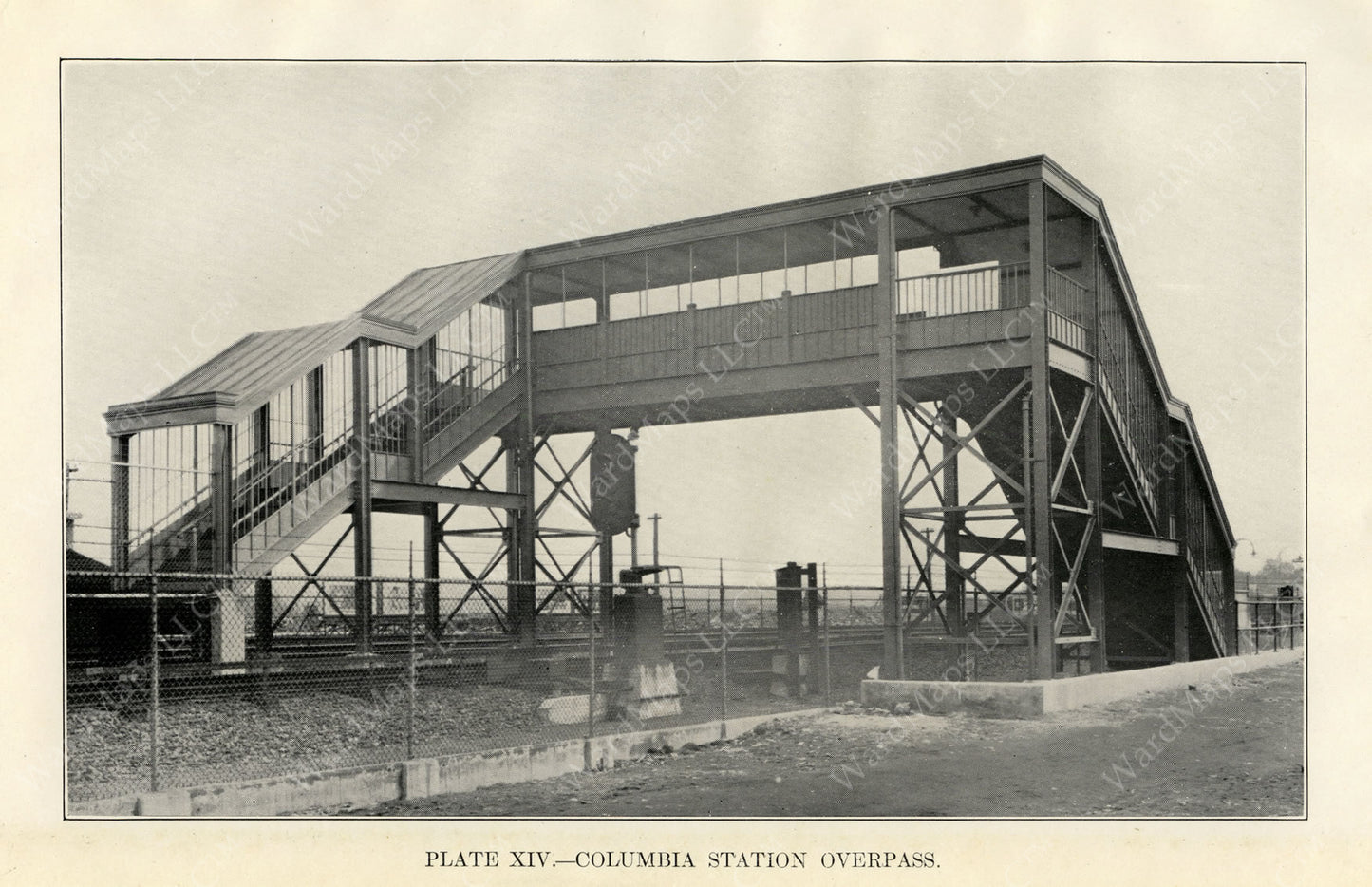 BTD Annual Report 1929 Plate 14: Columbia Station Overpass