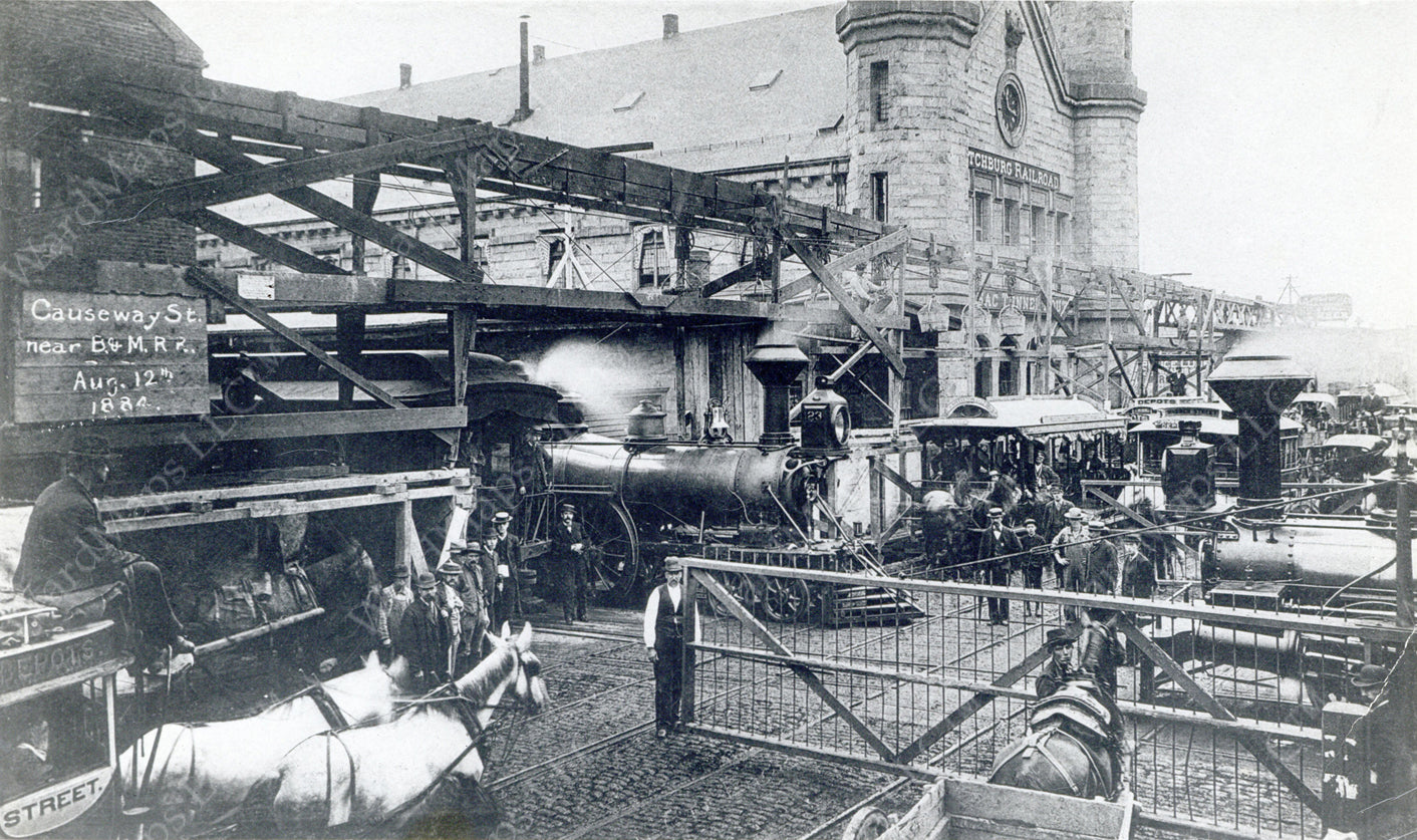 Causeway Street Traffic, Boston, Massachusetts August 12, 1884