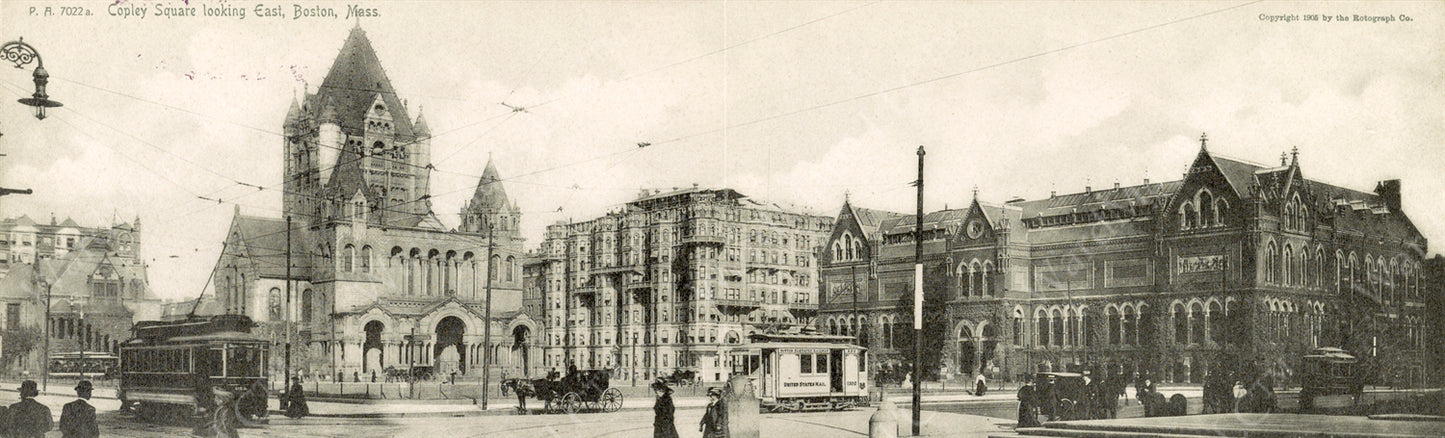 Copley Square, Boston, Massachusetts, Circa Late 1890s