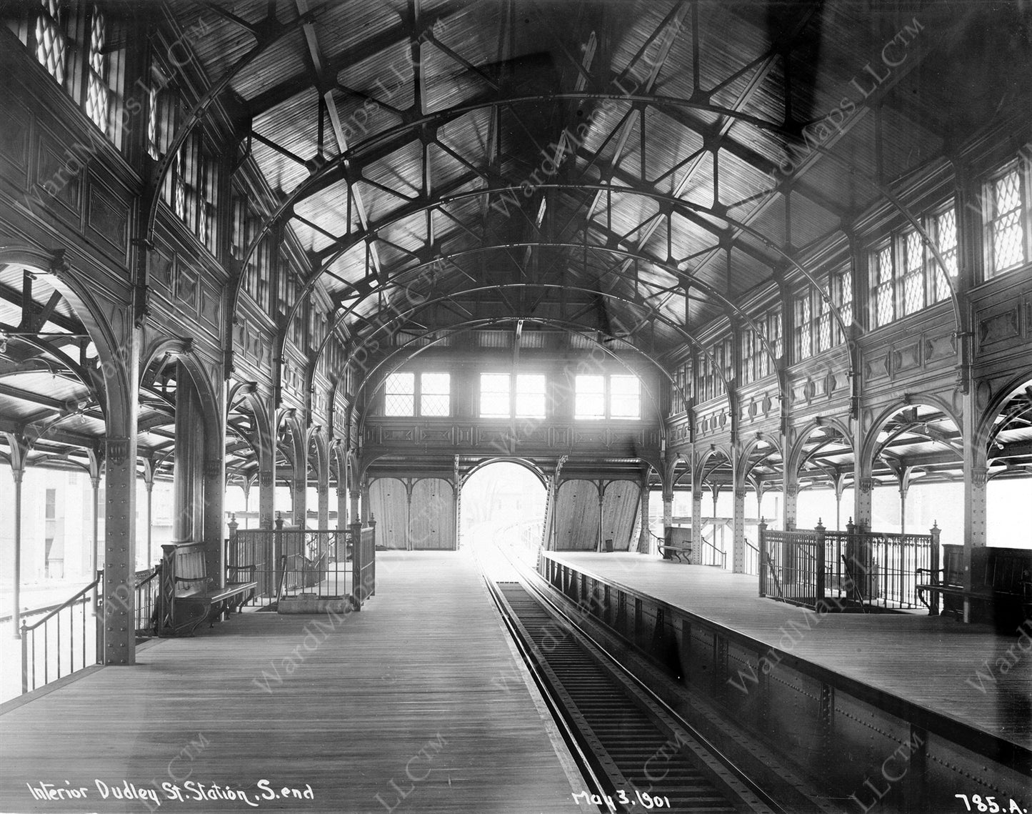 Dudley Terminal Rapid Transit Train Hall May 3, 1901