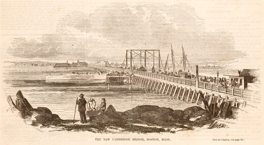 West Boston Bridge, Boston Circa Mid-1800s