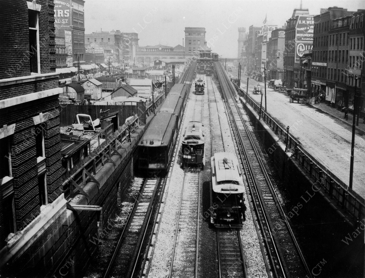 Haymarket Incline, July 19, 1901