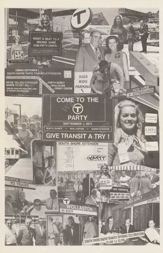 MBTA Commuter Magazine 1971: Welcome to the T Party