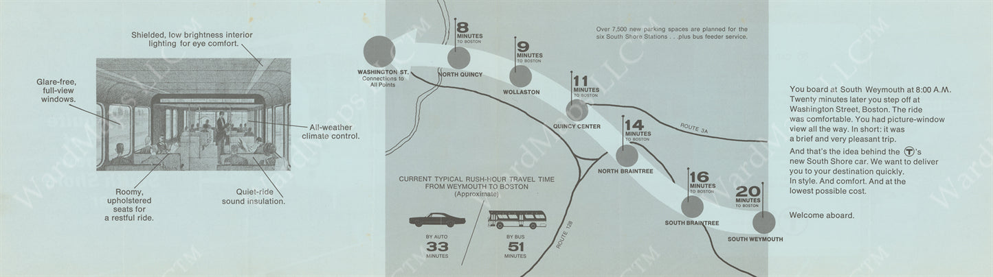 South Shore Extension Brochure (Side B) Late 1960s