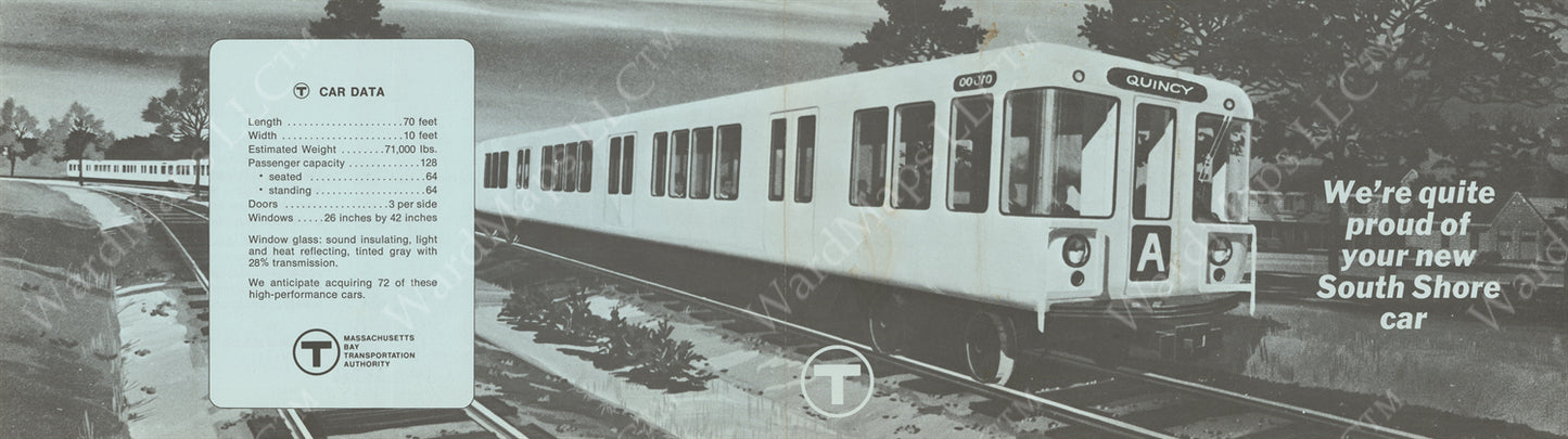 South Shore Extension Brochure (Side A) Late 1960s