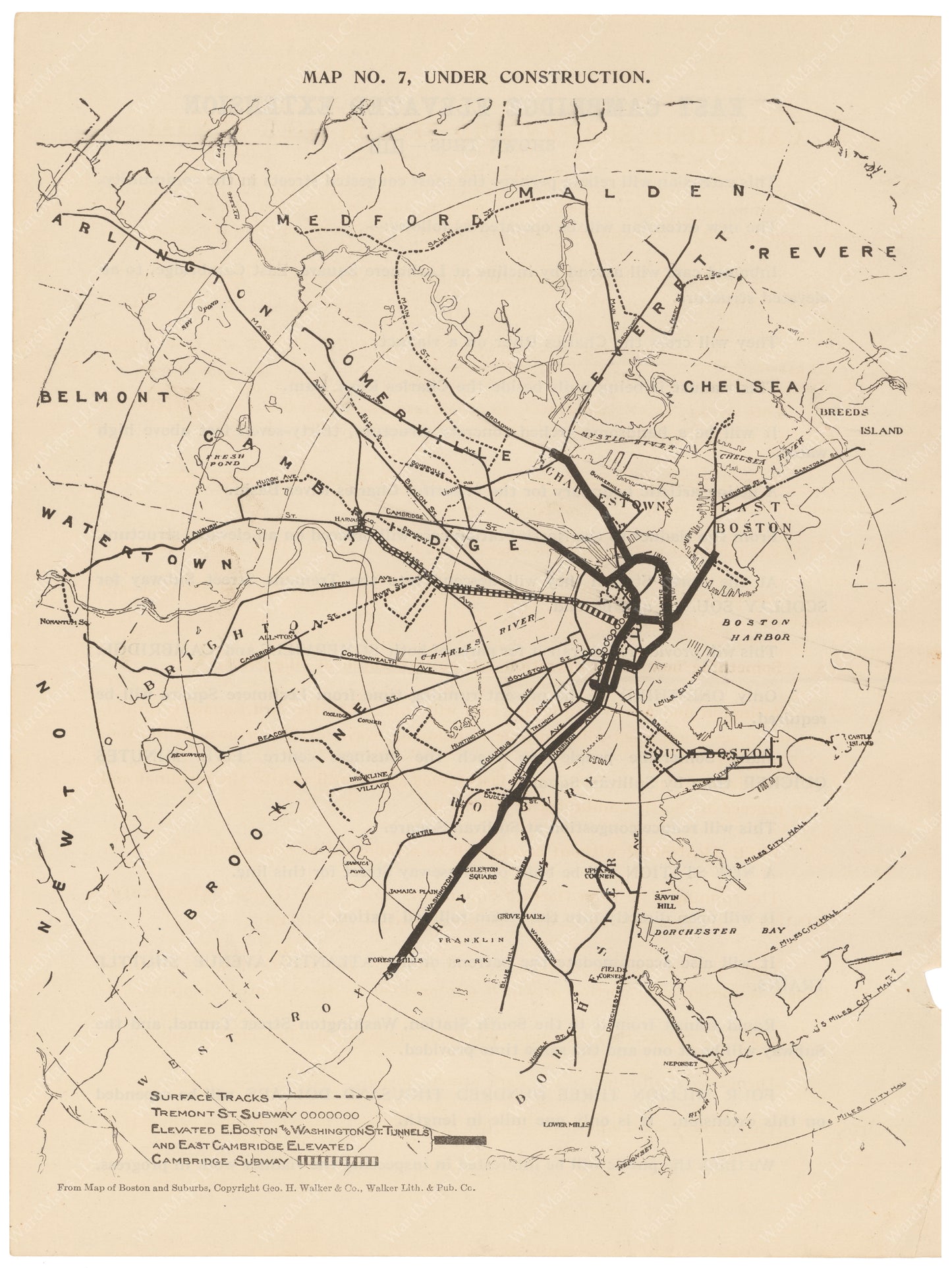 BERy Newspaper Brochure Map 07: Lines Under Construction 1910