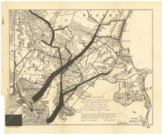 BTC Annual Report 20, 1914: Rush Hour Streetcar Headways
