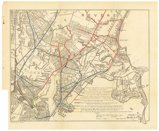 BTC Annual Report 20, 1914: Street Railway Ownership North of Boston