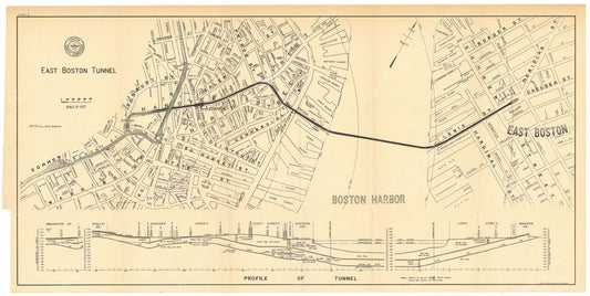 BTC Annual Report 06, 1900 Plate 01: East Boston Tunnel