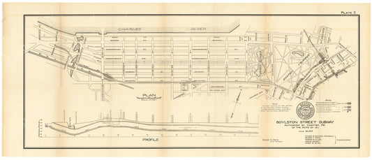 BTC Annual Report 18, 1912 Plate 02: Boylston Street Subway